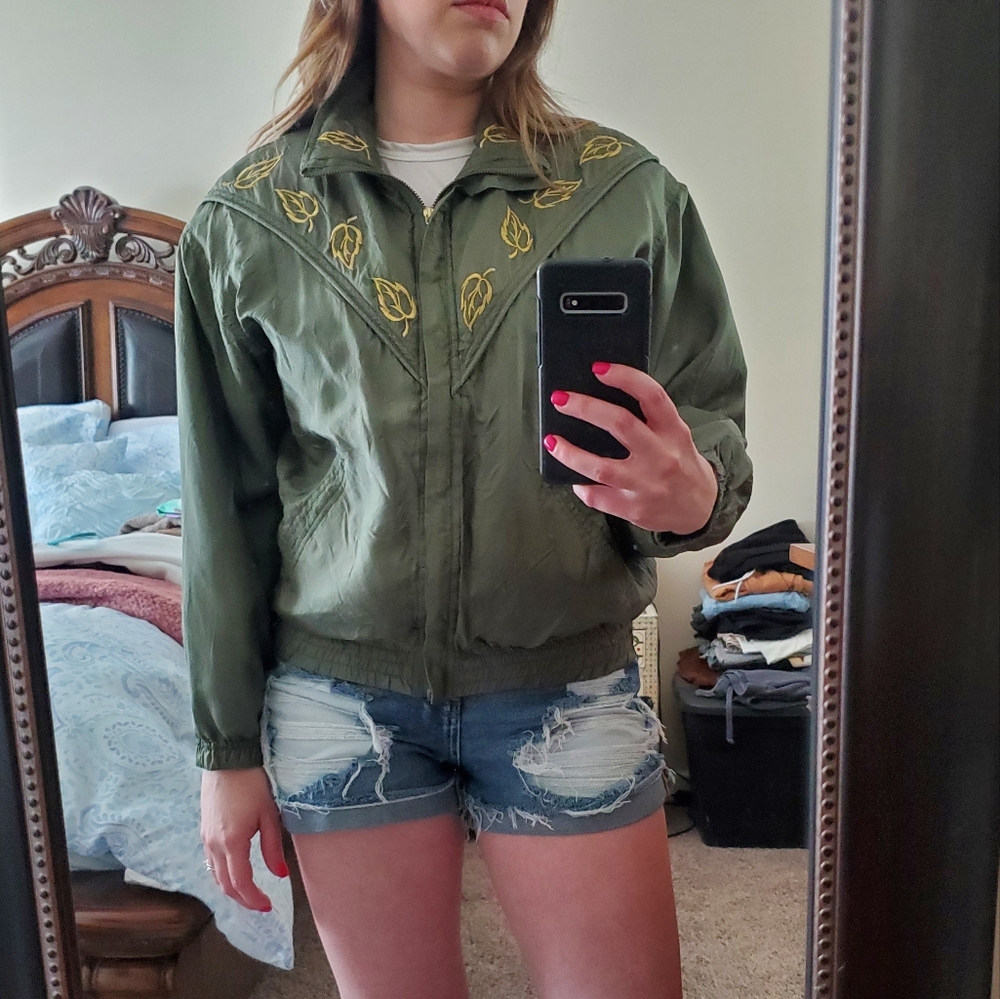 EVR vintage windbreaker jacket, petite S